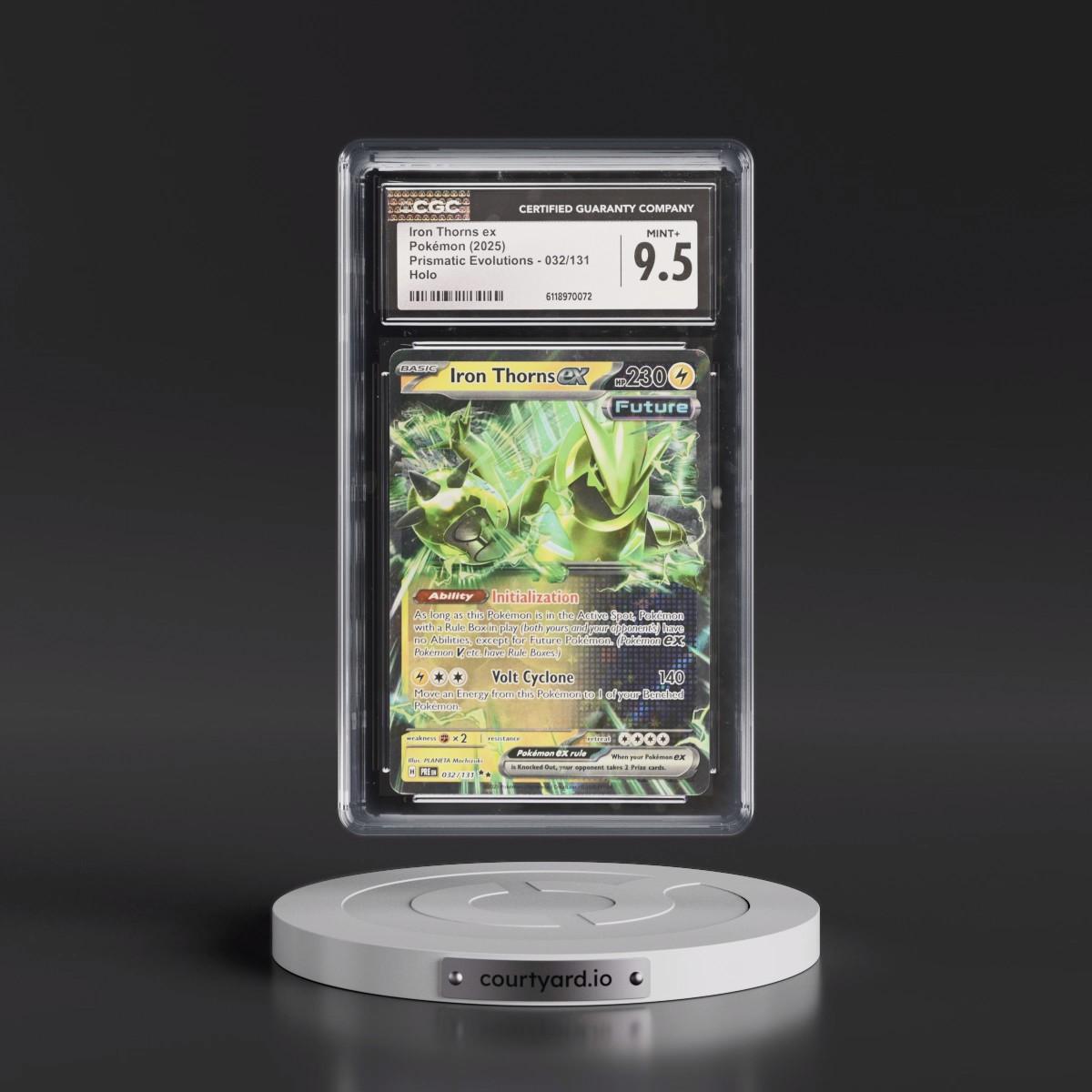 2024 Prismatic Evolutions - PRE EN #032/131 Iron Thorns ex - Holo (CGC 9.5 MINT+)
