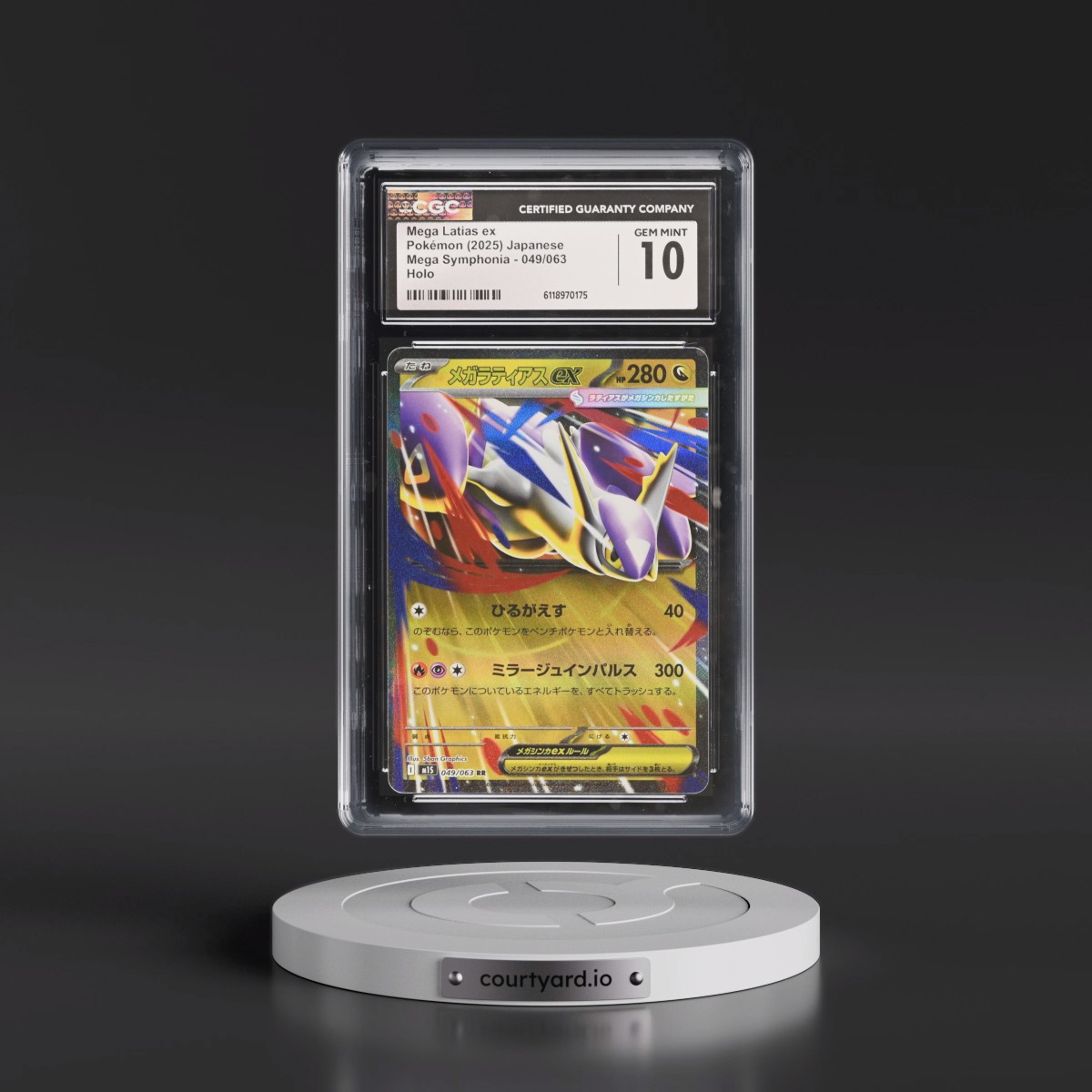 2025 Mega Symphonia - M1S #049/063 Mega Latias ex - Holo (CGC 10 GEM MINT)
