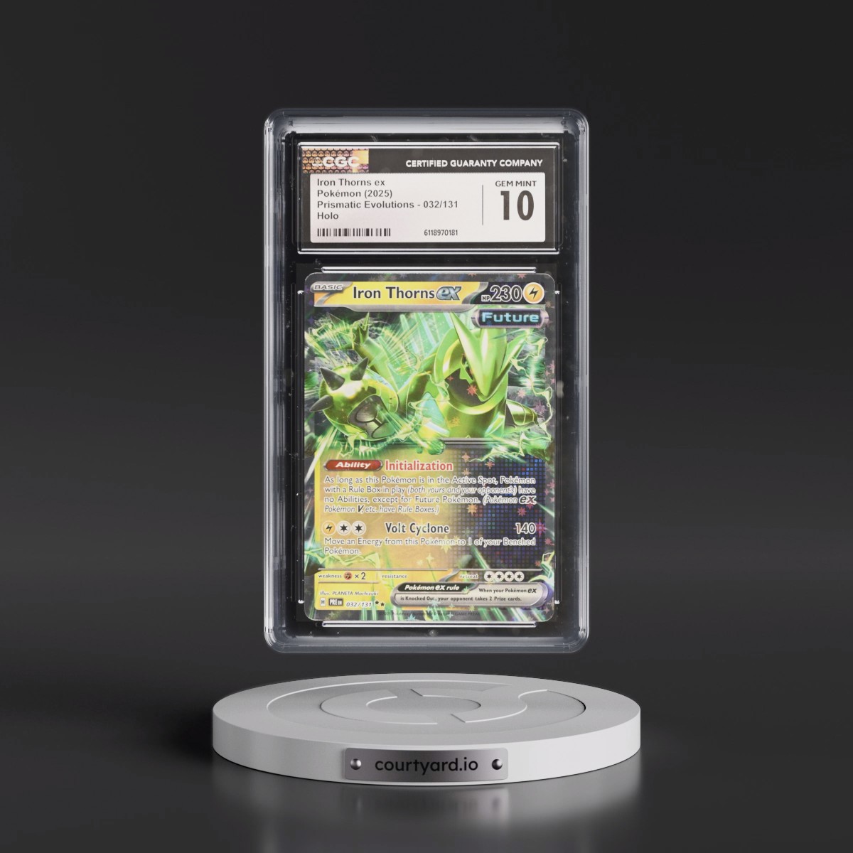 2024 Prismatic Evolutions - PRE EN #032/131 Iron Thorns ex - Holo (CGC 10 GEM MINT)