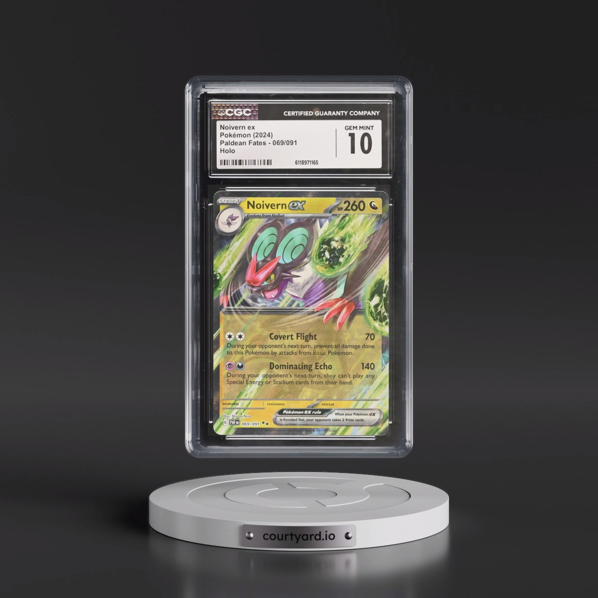 2024 Paldean Fates - PAF EN #069/091 Noivern ex - Holo (CGC 10 GEM MINT)
