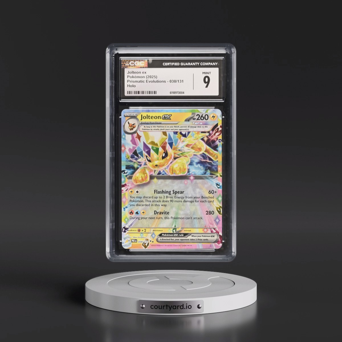 2024 Prismatic Evolutions - PRE EN #030/131 Jolteon ex - Holo (CGC 9 MINT)