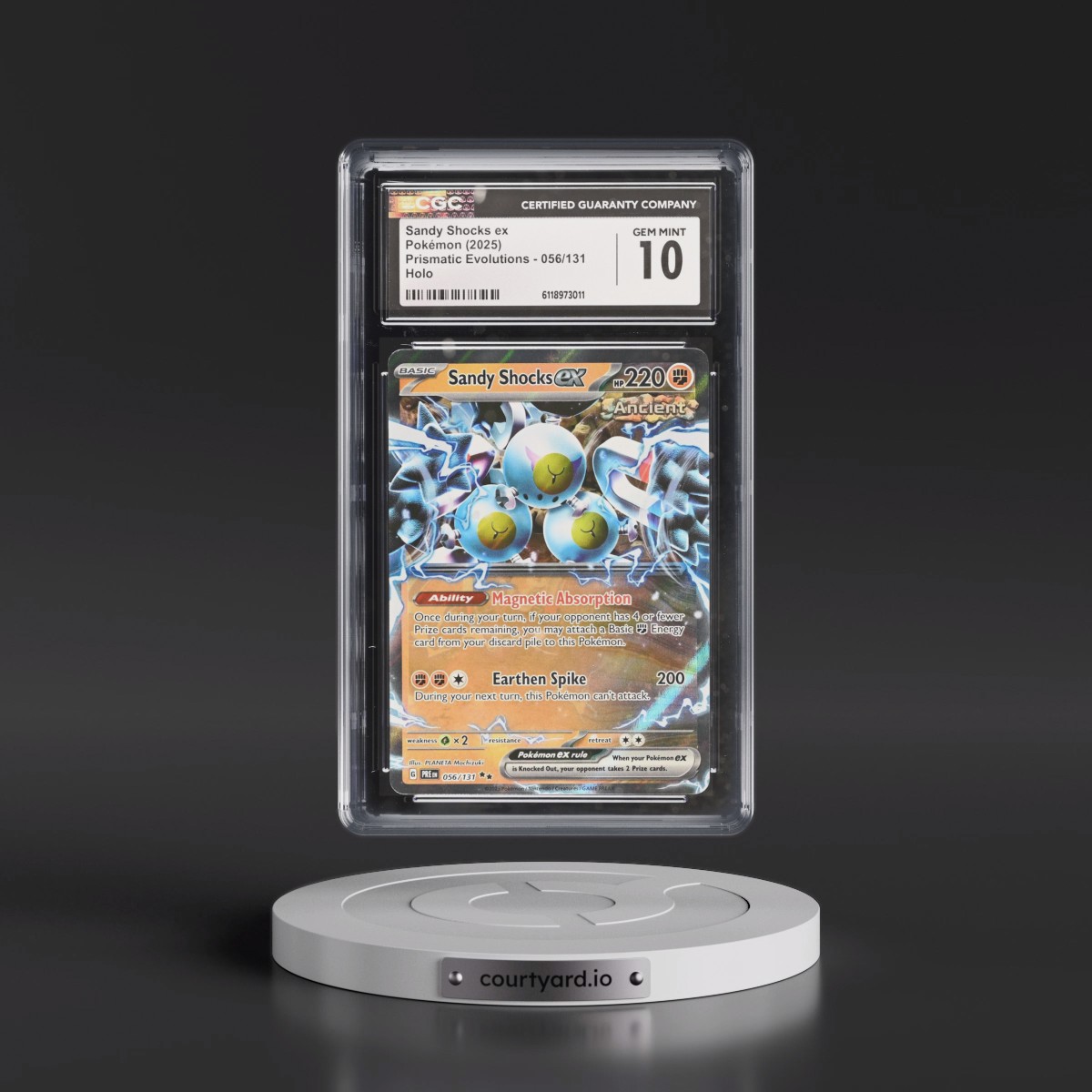 2024 Prismatic Evolutions - PRE EN #056/131 Sandy Shocks ex - Holo (CGC 10 GEM MINT)