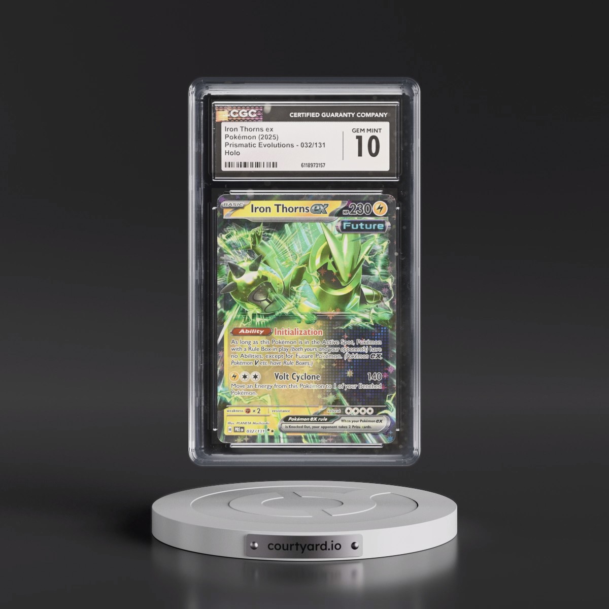 2024 Prismatic Evolutions - PRE EN #032/131 Iron Thorns ex - Holo (CGC 10 GEM MINT)