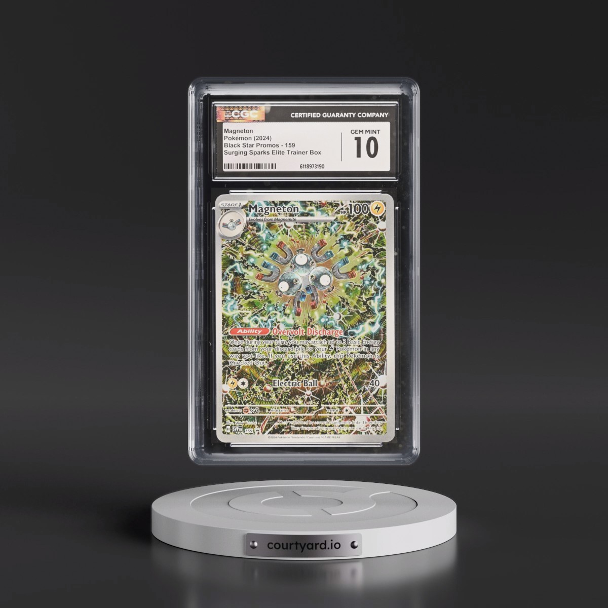 2023 Black Star Promos - Scarlet & Violet SVP EN #159 Magneton - Surging Sparks Elite Trainer Box (Holo) (CGC 10 GEM MINT)