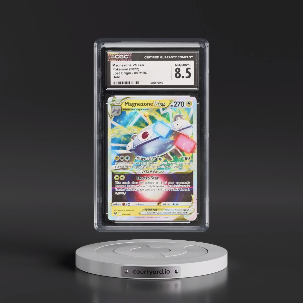 2022 Lost Origin #057/196 Magnezone VSTAR - Holo (CGC 8.5 NM-MT+)