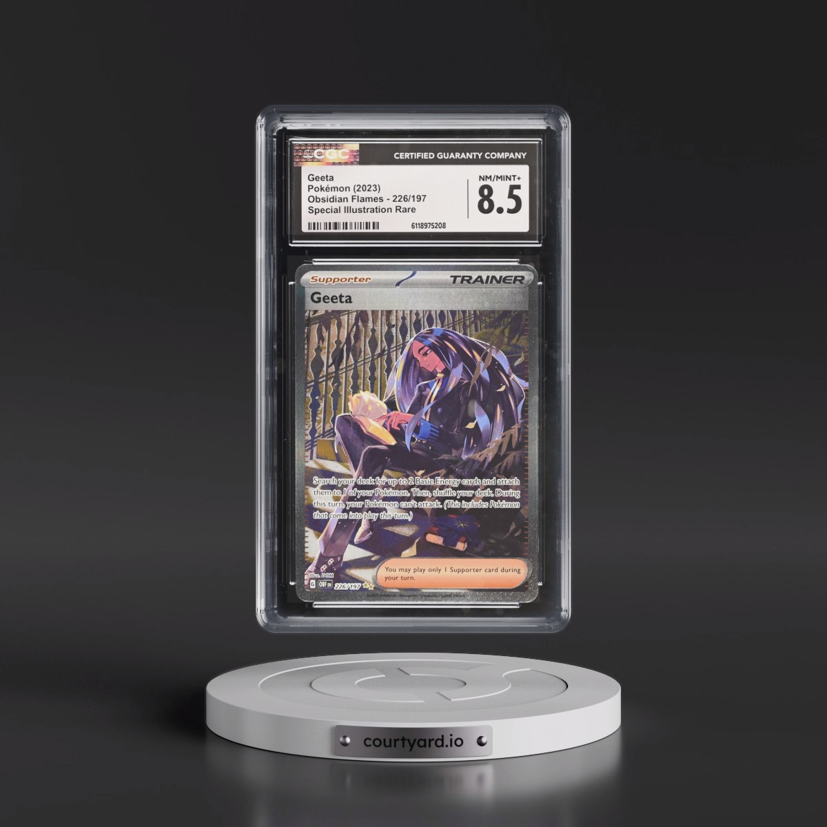 2023 Obsidian Flames - OBF EN #226/197 Geeta - Special Illustration Rare (Holo) (CGC 8.5 NM-MT+)