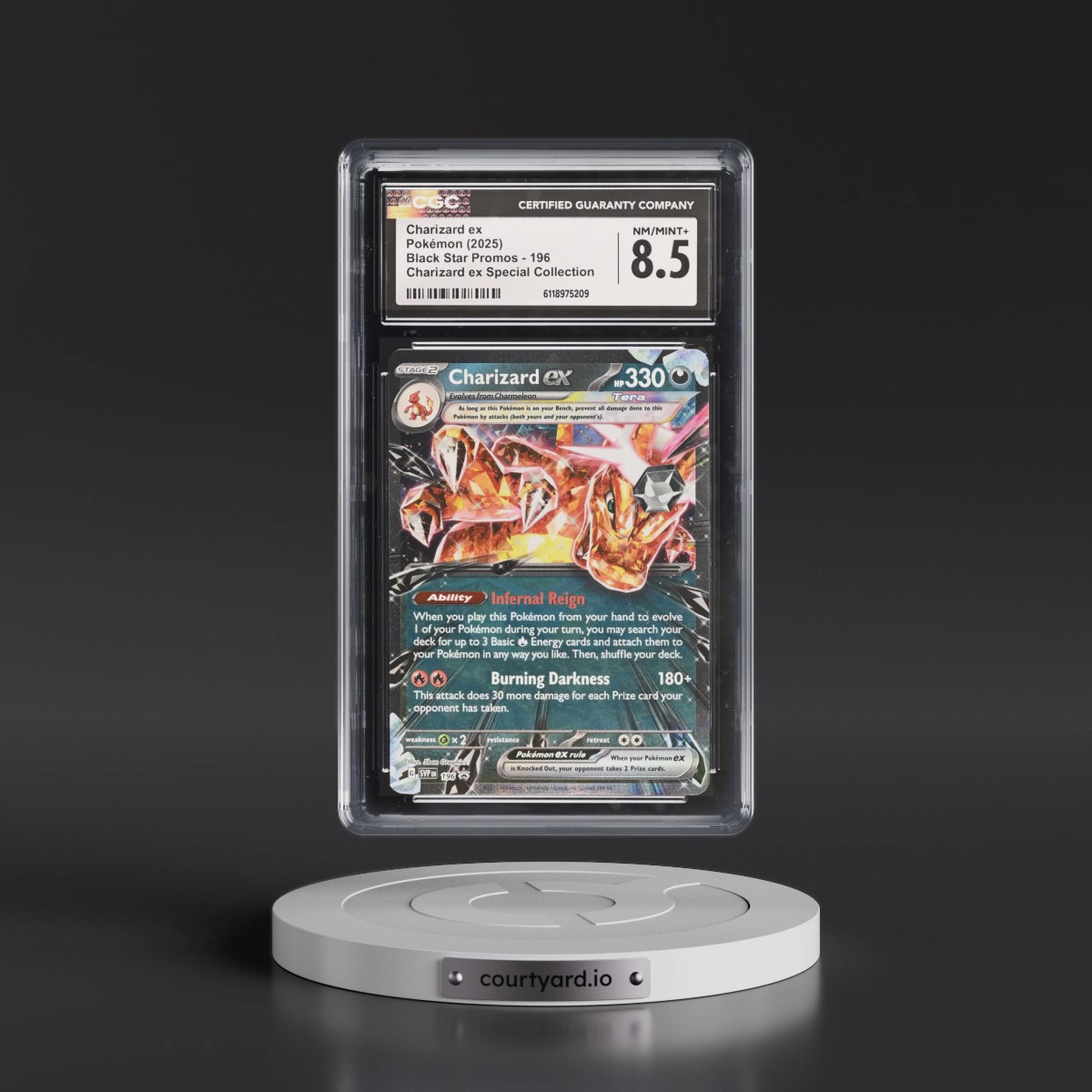 2023 Black Star Promos - Scarlet & Violet SVP EN #196 Charizard ex - Charizard ex Special Collection (Holo) (CGC 8.5 NM-MT+)