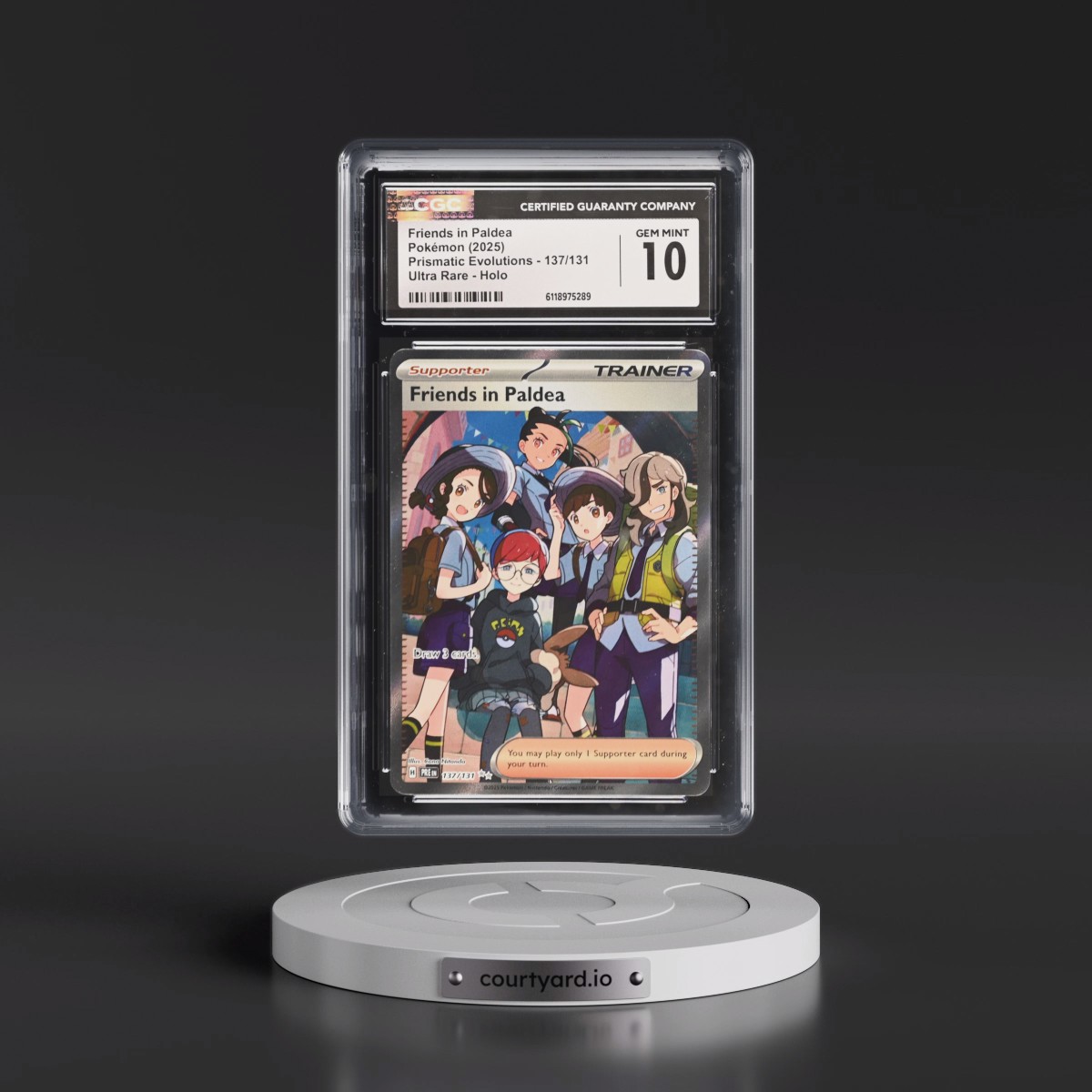 2024 Prismatic Evolutions - PRE EN #137/131 Friends in Paldea - Ultra Rare Holo (CGC 10 GEM MINT)