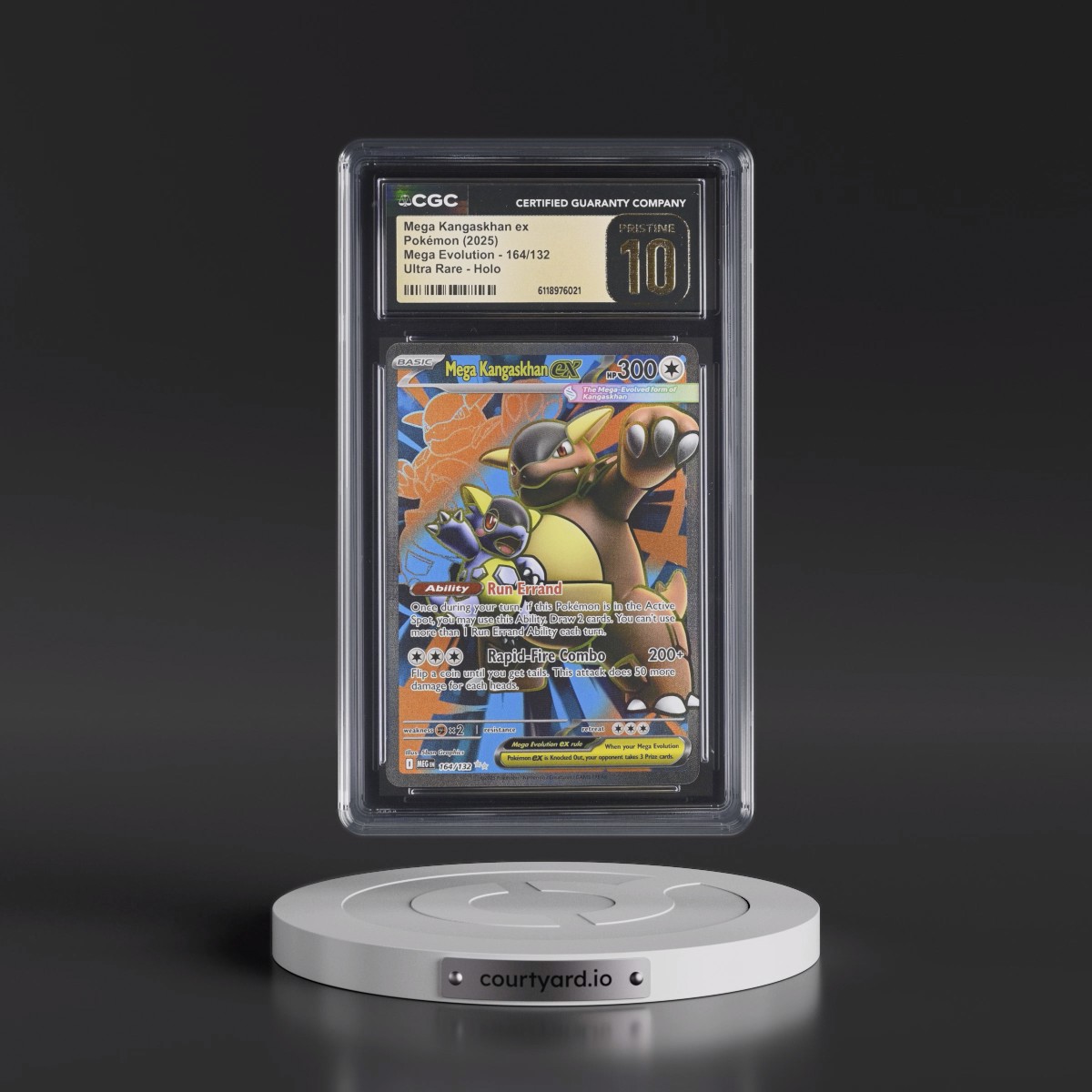 2025 Mega Evolution - MEG EN #164/132 Mega Kangaskhan ex - Ultra Rare Holo (CGC 10 PRISTINE)