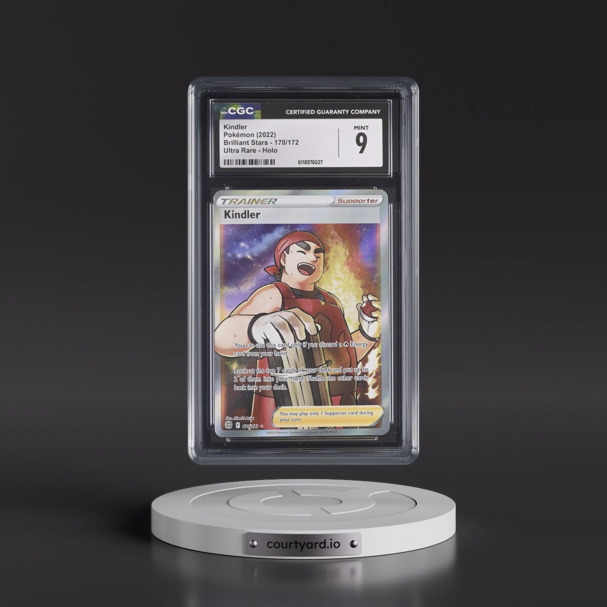 2022 Brilliant Stars #170/172 Kindler - Ultra Rare Holo (CGC 9 MINT)