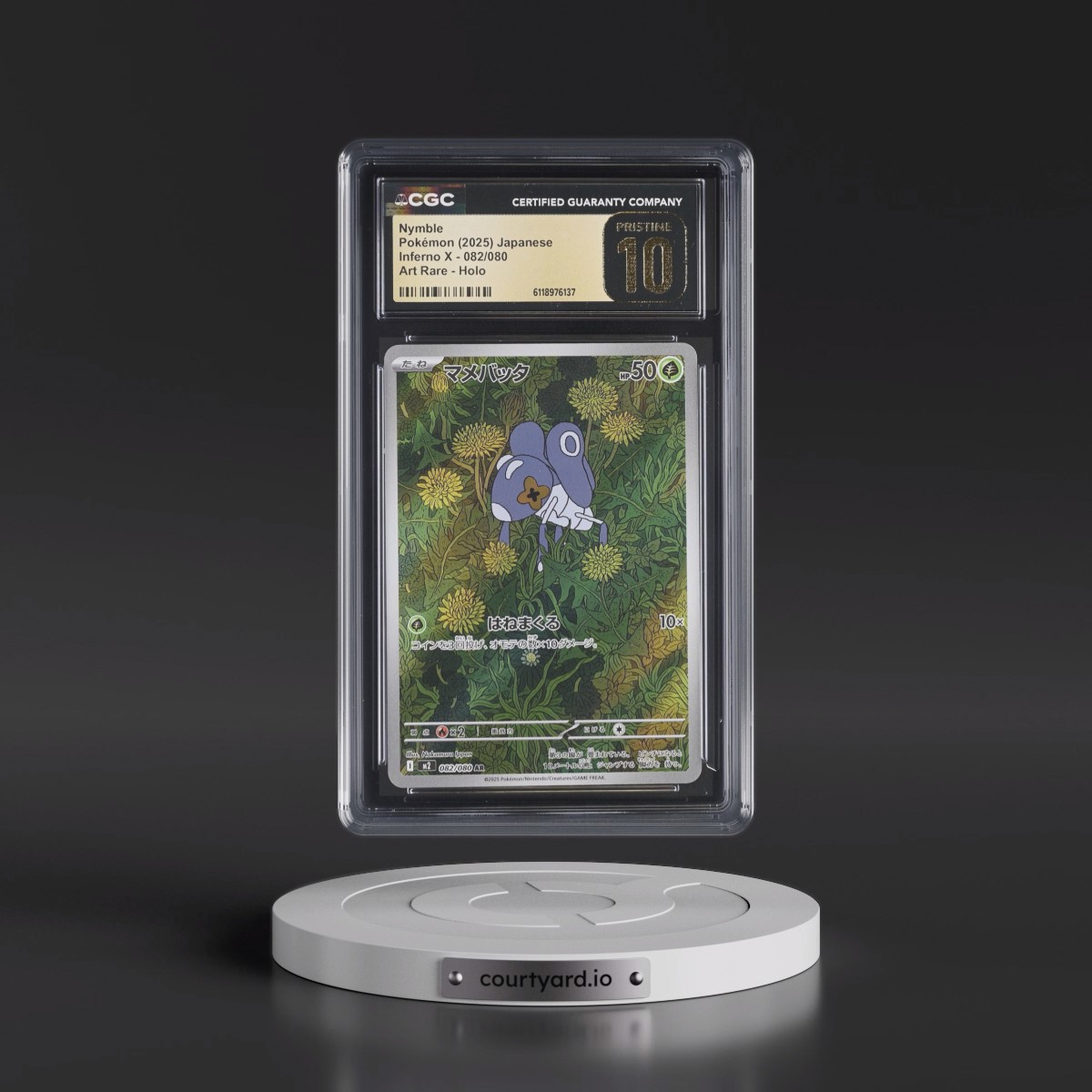 2025 Inferno X - M2 #082/080 Nymble - Art Rare Holo (CGC 10 PRISTINE)