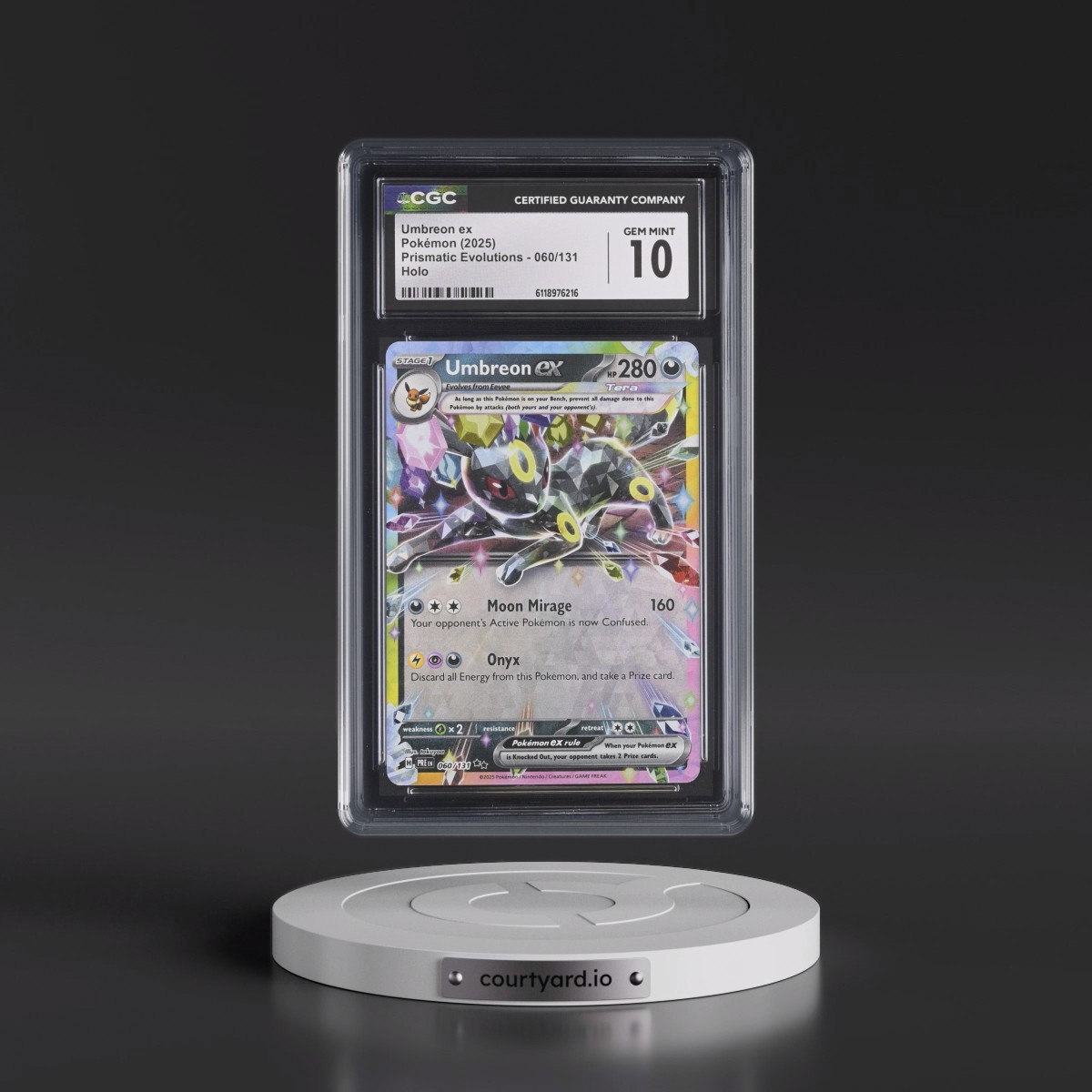 2024 Prismatic Evolutions - PRE EN #060/131 Umbreon ex - Holo (CGC 10 GEM MINT)