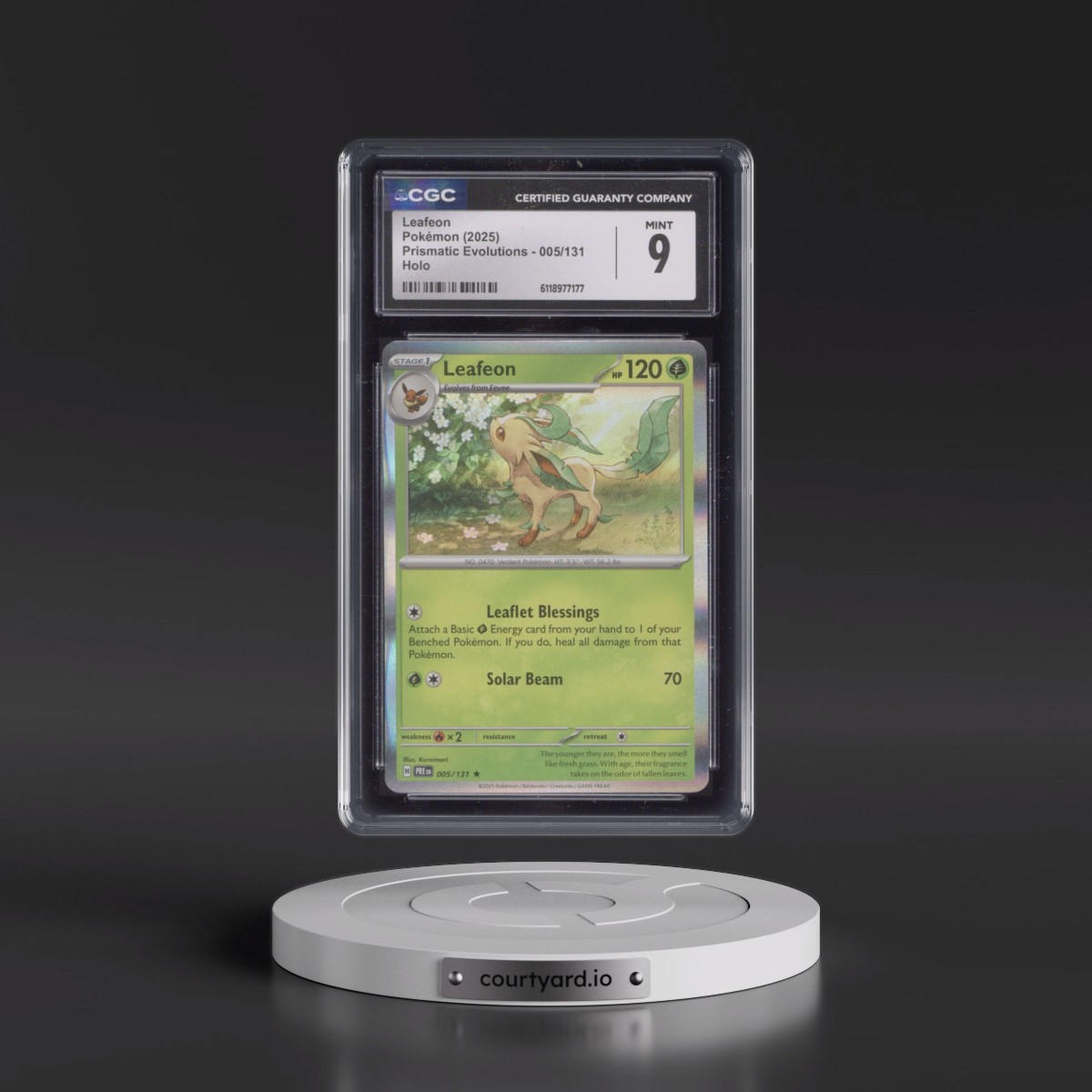 2024 Prismatic Evolutions - PRE EN #005/131 Leafeon - Holo (CGC 9 MINT)