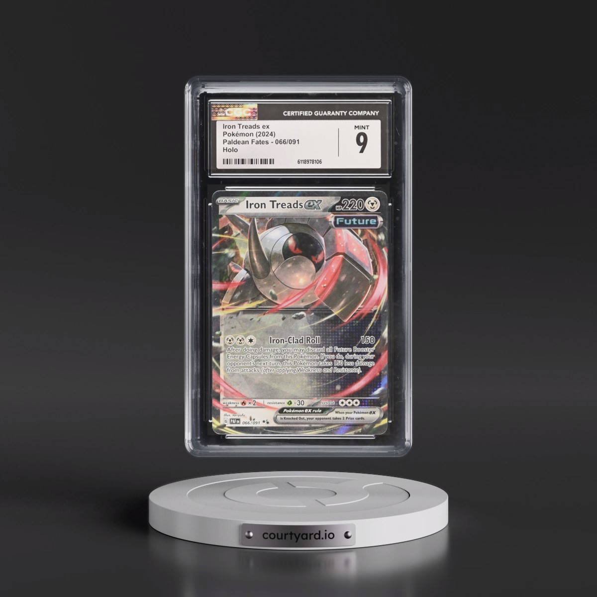 iron treads ex pokemon card new Placeholder Image Provided Pokemon: Paldean Fates Great Tusk