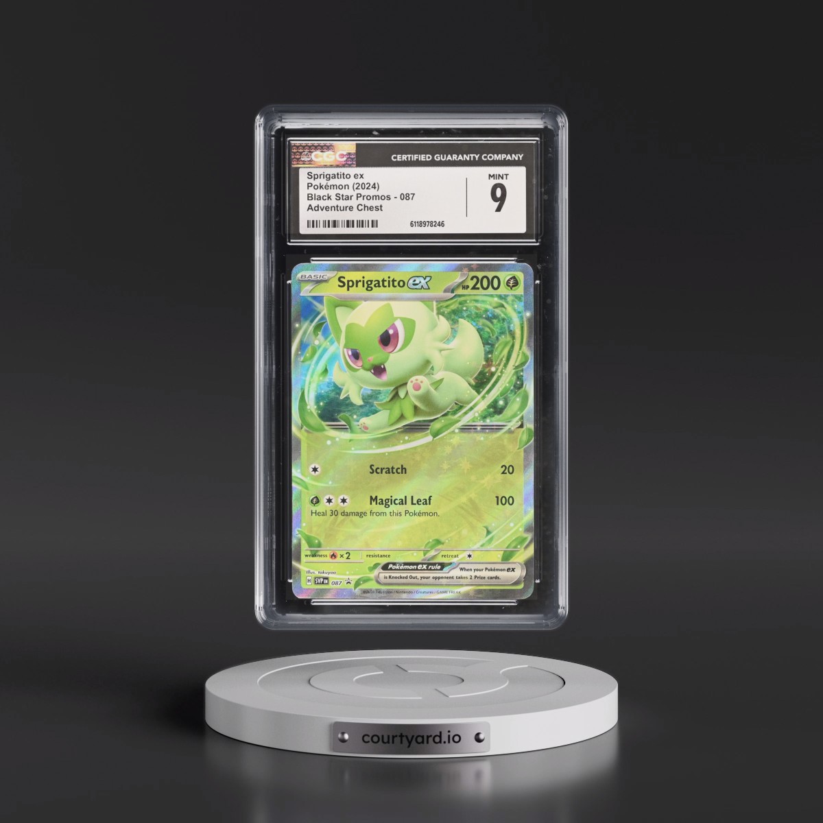 2023 Black Star Promos - Scarlet & Violet SVP EN #087 Sprigatito ex - Adventure Chest (Holo) (CGC 9 MINT)
