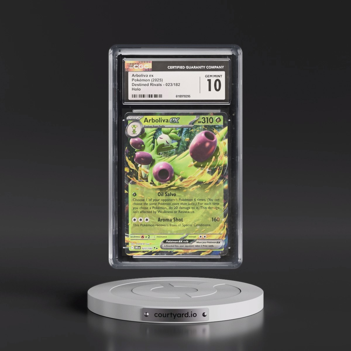 2025 Destined Rivals - DRI EN #023/182 Arboliva ex - Holo (CGC 10 GEM MINT)