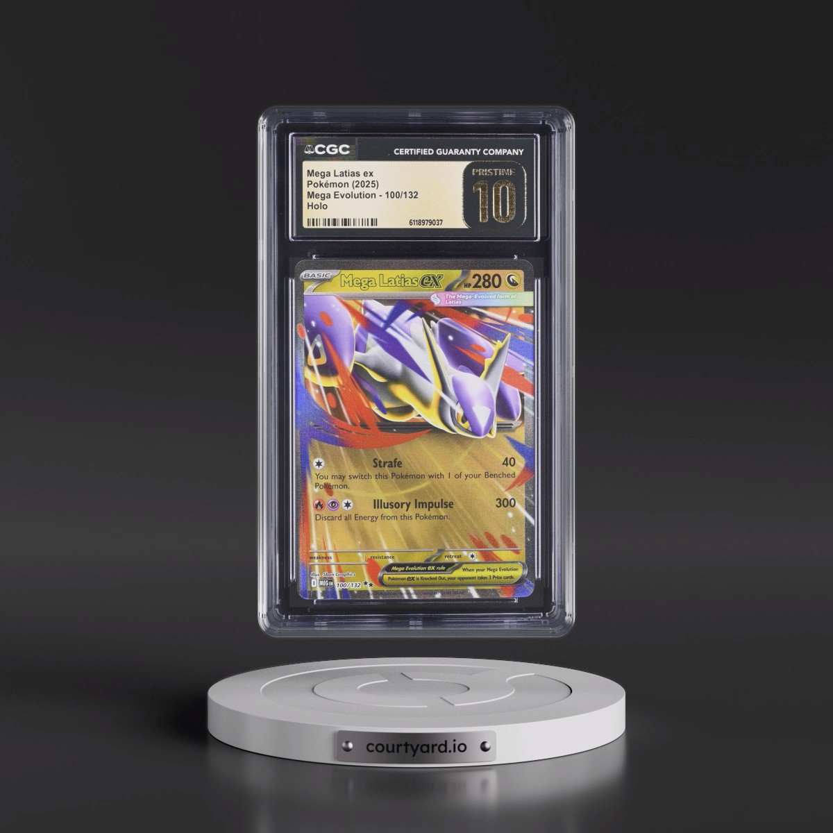 2025 Mega Evolution - MEG EN #100/132 Mega Latias ex - Holo (CGC 10 PRISTINE)