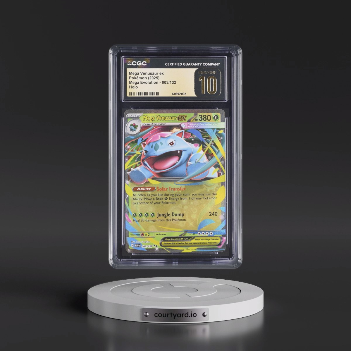 2025 Mega Evolution - MEG EN #003/132 Mega Venusaur ex - Holo (CGC 10 PRISTINE)