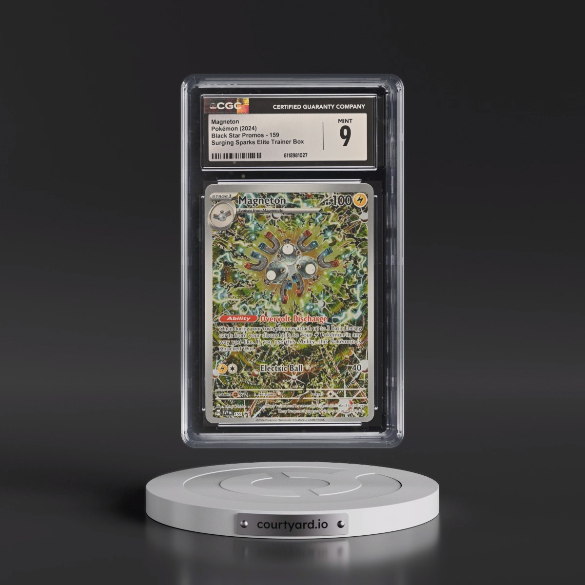 2023 Black Star Promos - Scarlet & Violet SVP EN #159 Magneton - Surging Sparks Elite Trainer Box (Holo) (CGC 9 MINT)