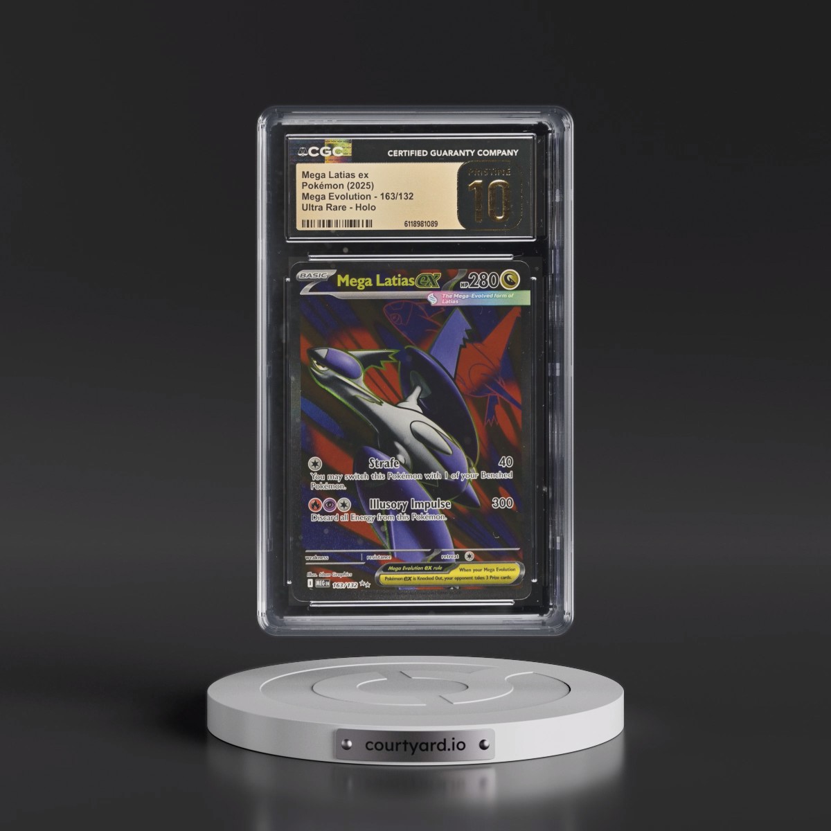 2025 Mega Evolution - MEG EN #163/132 Mega Latias ex - Ultra Rare Holo (CGC 10 PRISTINE)