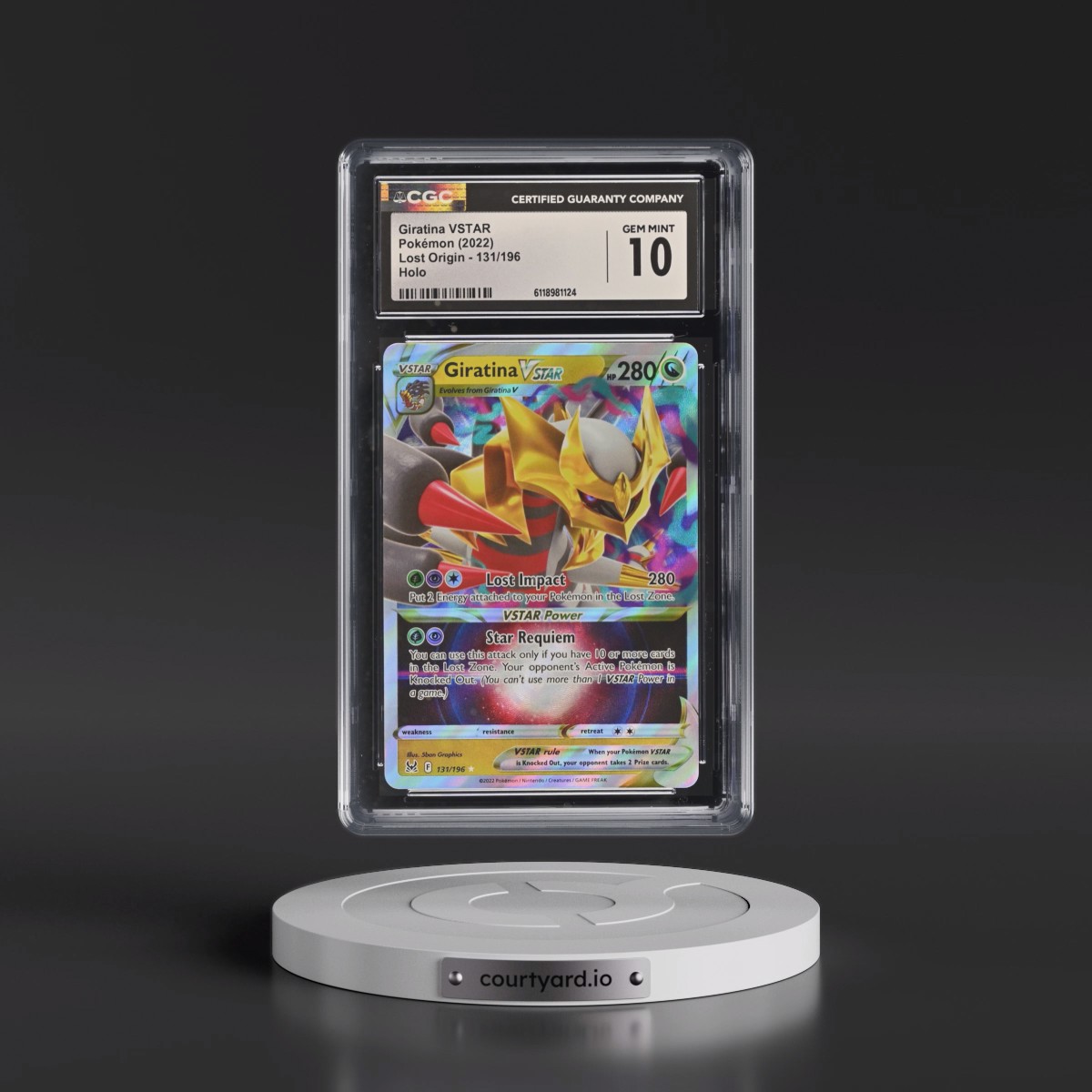 2022 Lost Origin #131/196 Giratina VSTAR - Holo (CGC 10 GEM MINT)