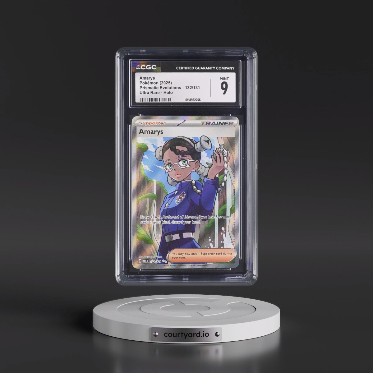 2024 Prismatic Evolutions - PRE EN #132/131 Amarys - Ultra Rare Holo (CGC 9 MINT)