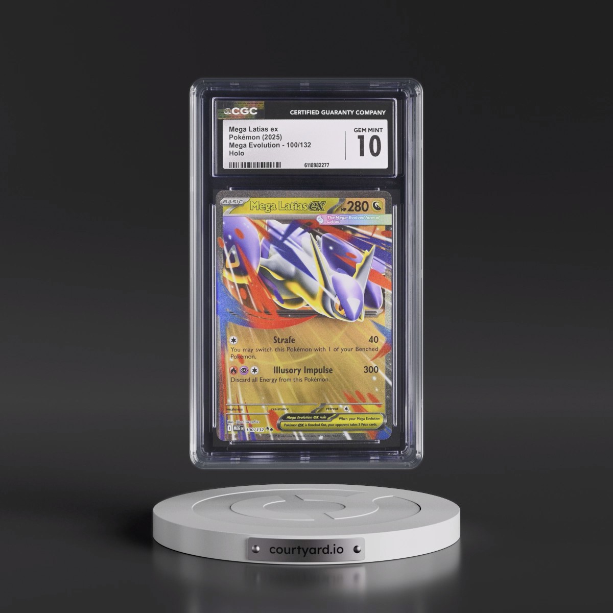 2025 Mega Evolution - MEG EN #100/132 Mega Latias ex - Holo (CGC 10 GEM MINT)