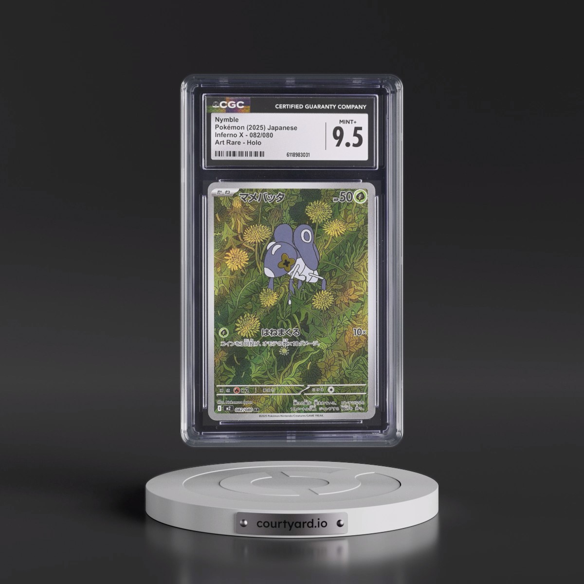 2025 Inferno X - M2 #082/080 Nymble - Art Rare Holo (CGC 9.5 MINT+)