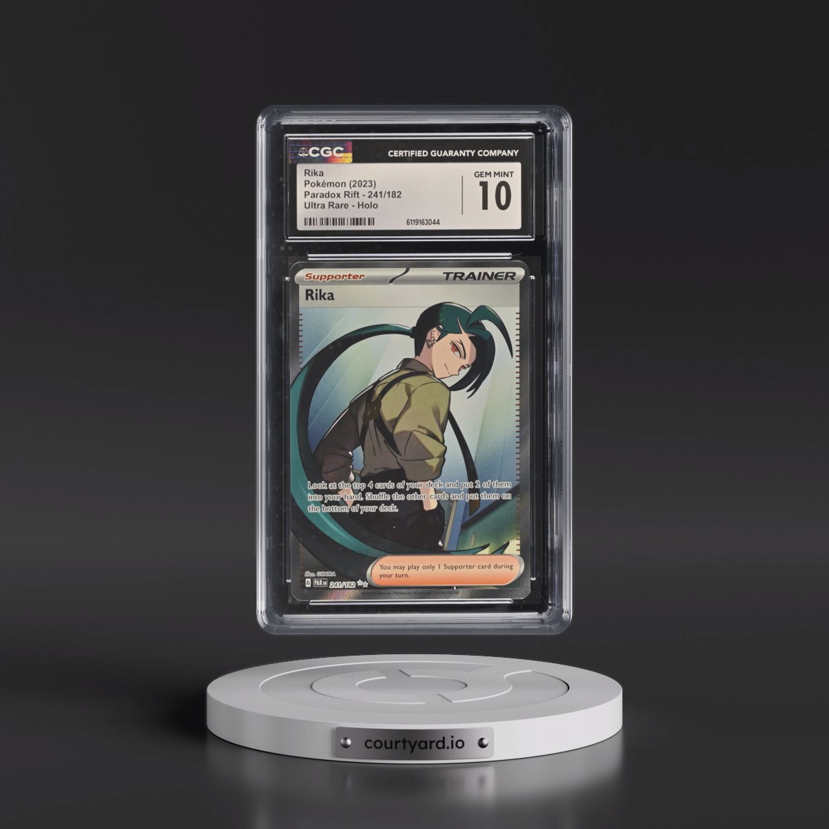 2023 Paradox Rift - PAR EN #241/182 Rika - Ultra Rare Holo (CGC 10 GEM MINT)