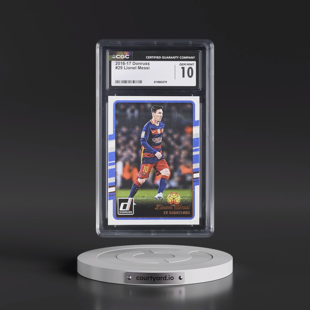 2016 Panini Donruss #29 Lionel Messi (CGC 10 GEM MINT)