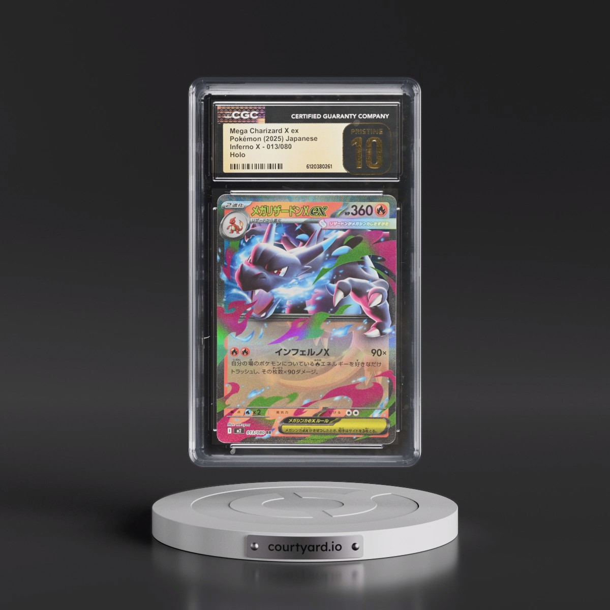 2025 Inferno X - M2 #013/080 Mega Charizard X ex - Holo (CGC 10 PRISTINE)