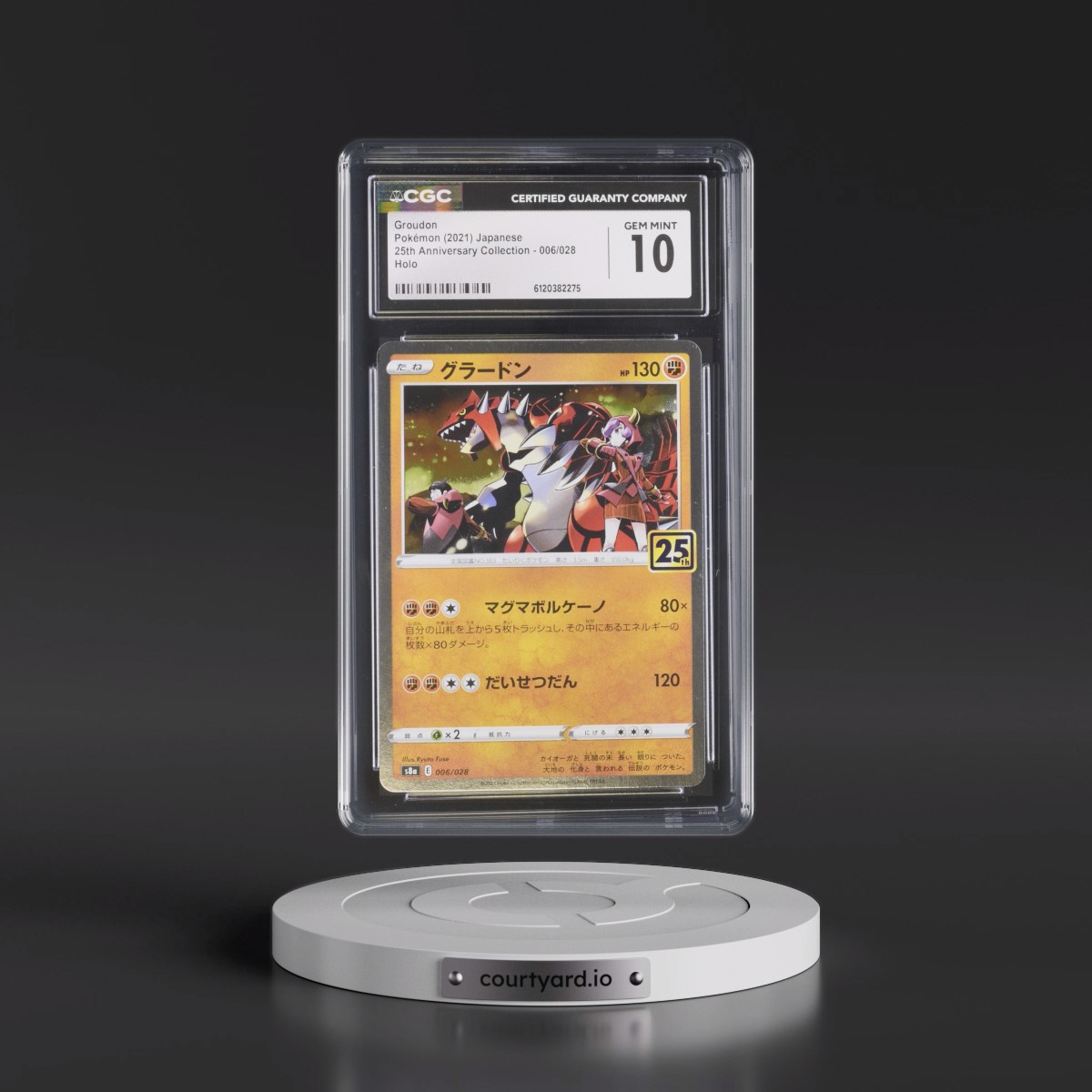 2021 25th Anniversary Collection #006/028 Groudon - Holo (CGC 10 GEM MINT)