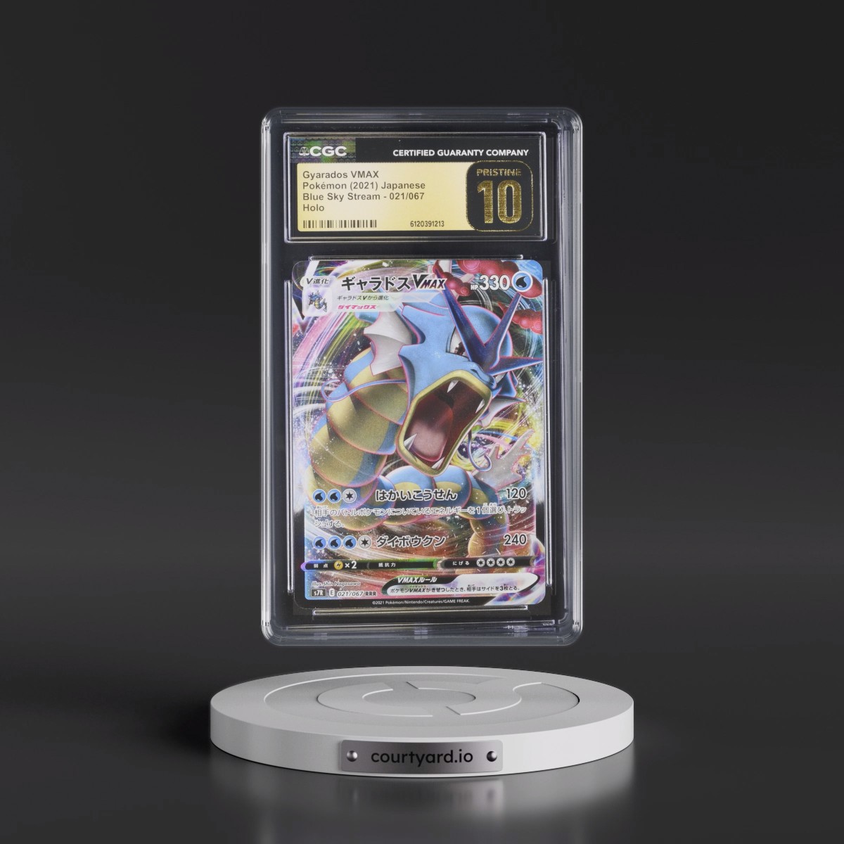 2021 Blue Sky Stream #021/067 Gyarados VMAX - Holo (CGC 10 PRISTINE)