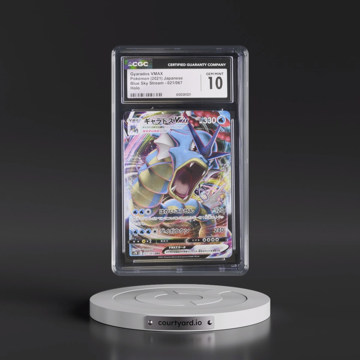 2021 Blue Sky Stream #021/067 Gyarados VMAX - Holo (CGC 10 GEM MINT)