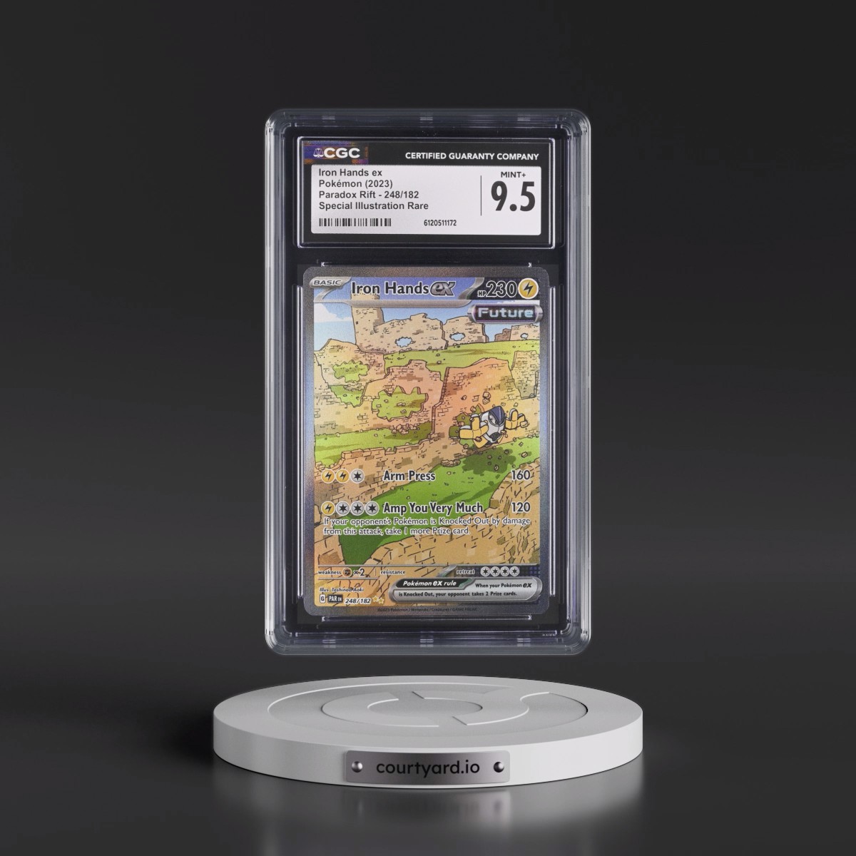 2023 Paradox Rift - PAR EN #248/182 Iron Hands ex - Special Illustration Rare (CGC 9.5 MINT+)