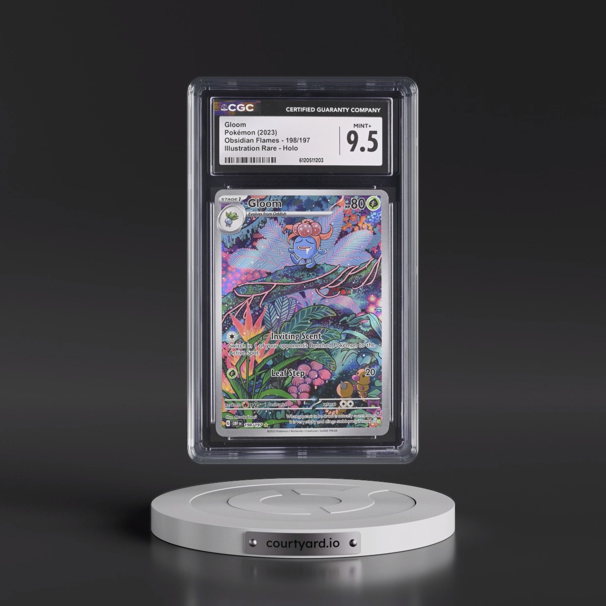2023 Obsidian Flames - OBF EN #198/197 Gloom - Illustration Rare Holo (CGC 9.5 MINT+)