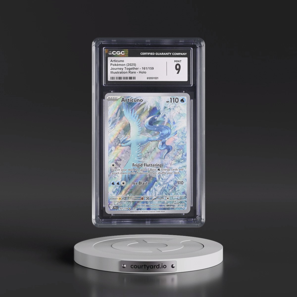 2024 Journey Together - JTG EN #161/159 Articuno - Illustration Rare Holo (CGC 9 MINT)