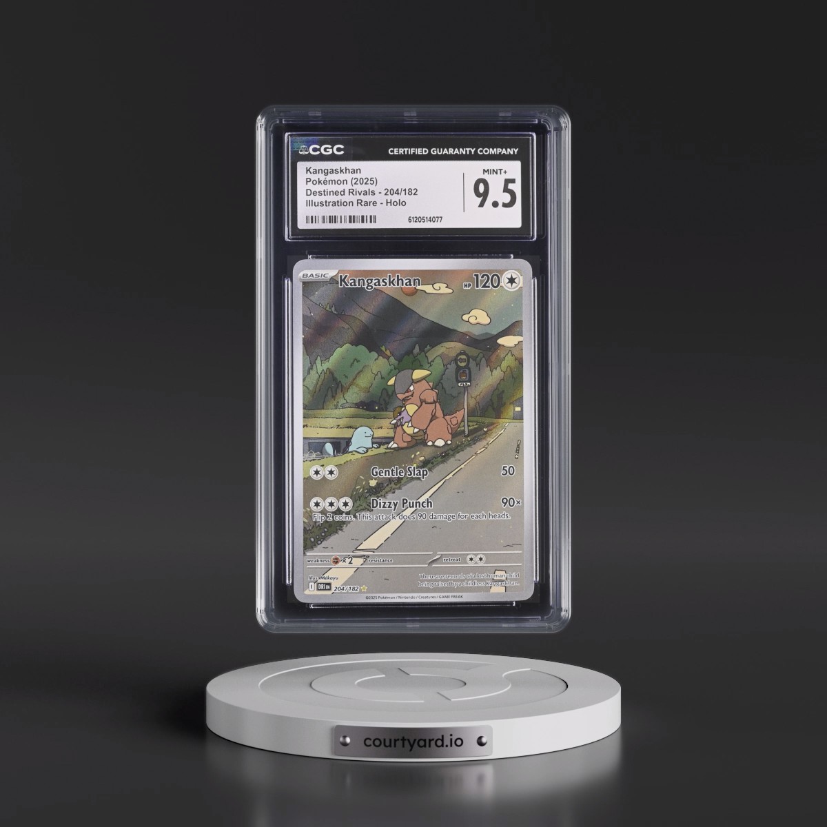 2025 Destined Rivals - DRI EN #204/182 Kangaskhan - Illustration Rare Holo (CGC 9.5 MINT+)