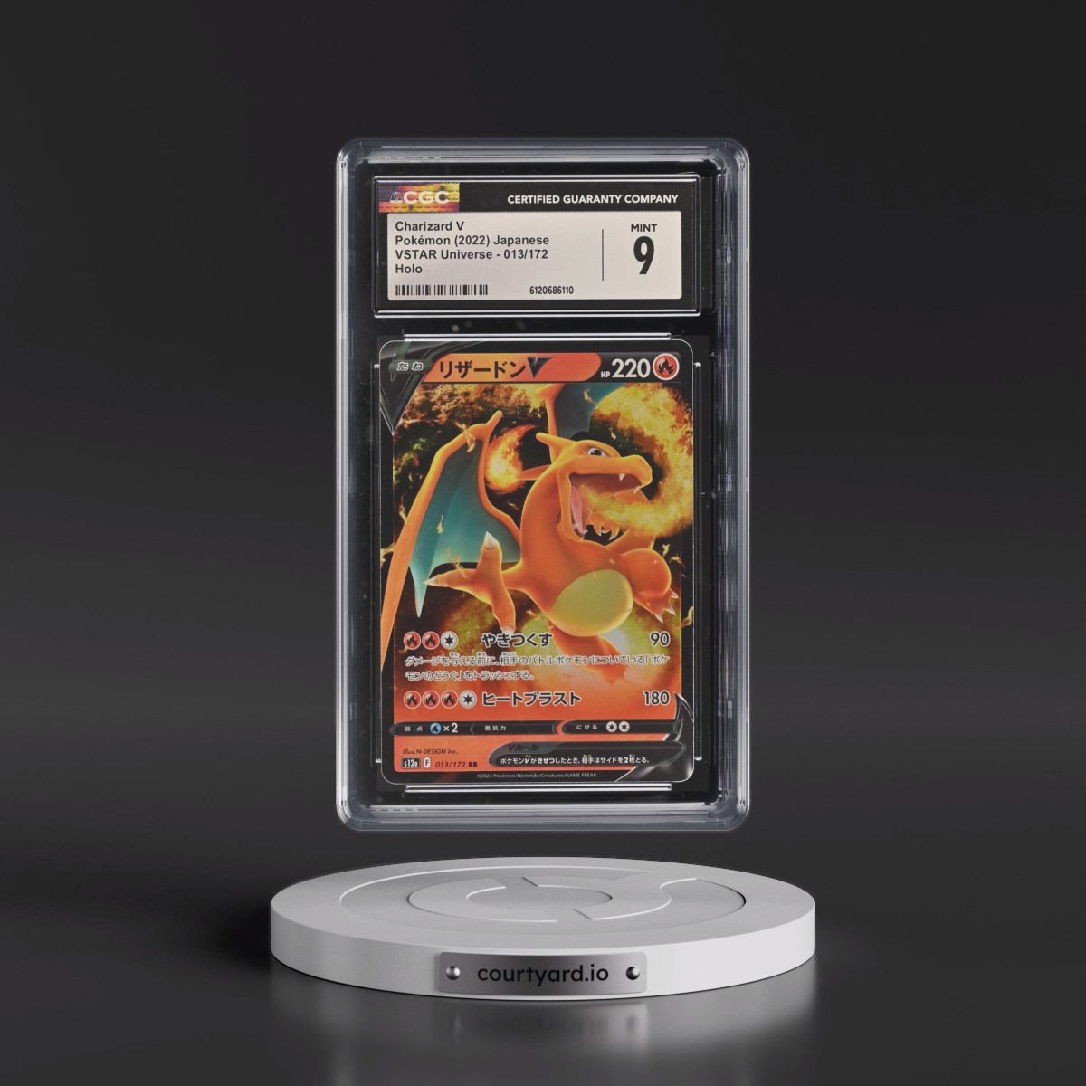 2022 VSTAR Universe #013/172 Charizard V - Holo (CGC 9 MINT)