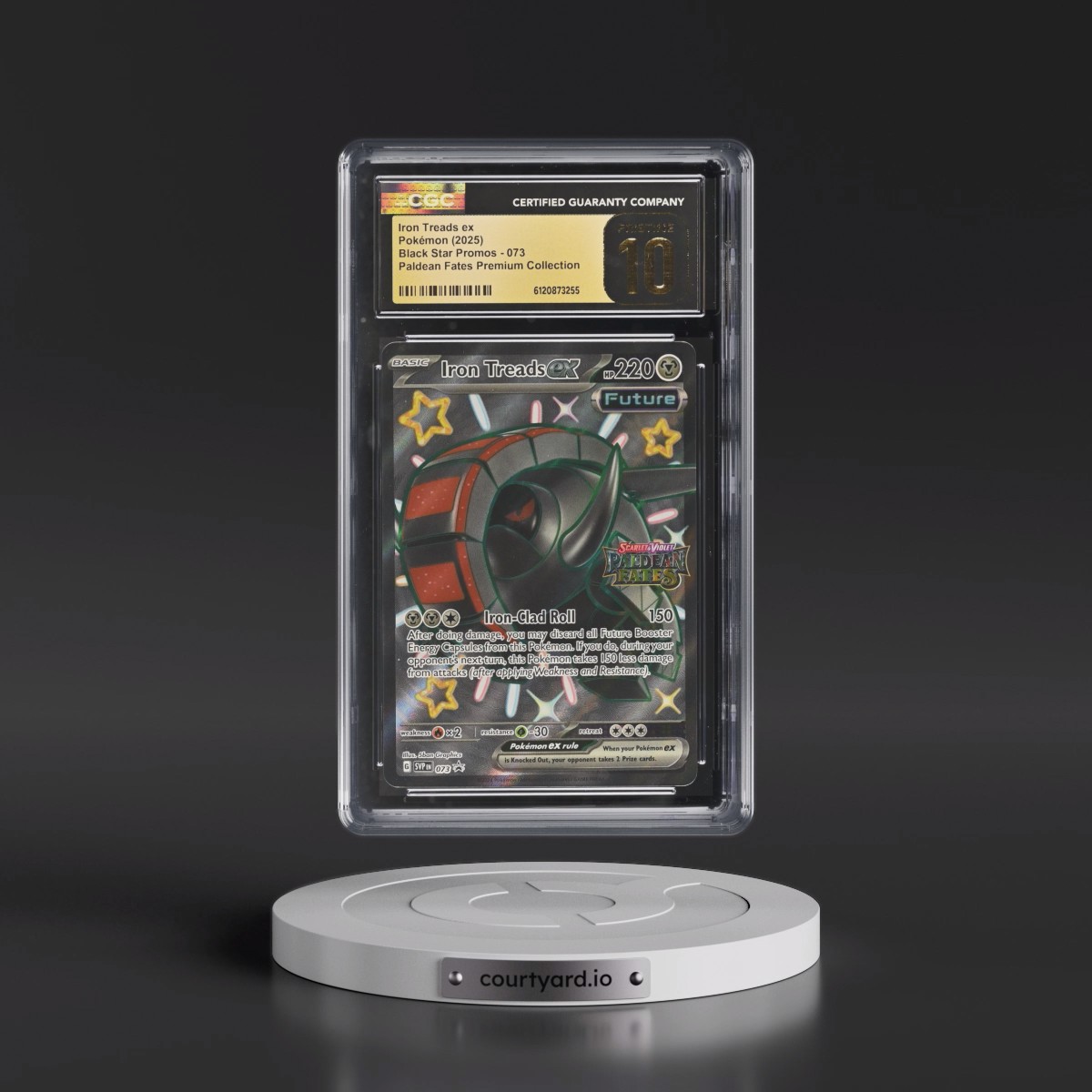 2023 Black Star Promos - Scarlet & Violet SVP EN Iron Treads ex - Paldean Fates Premium Collection (Holo) #073 CGC 10