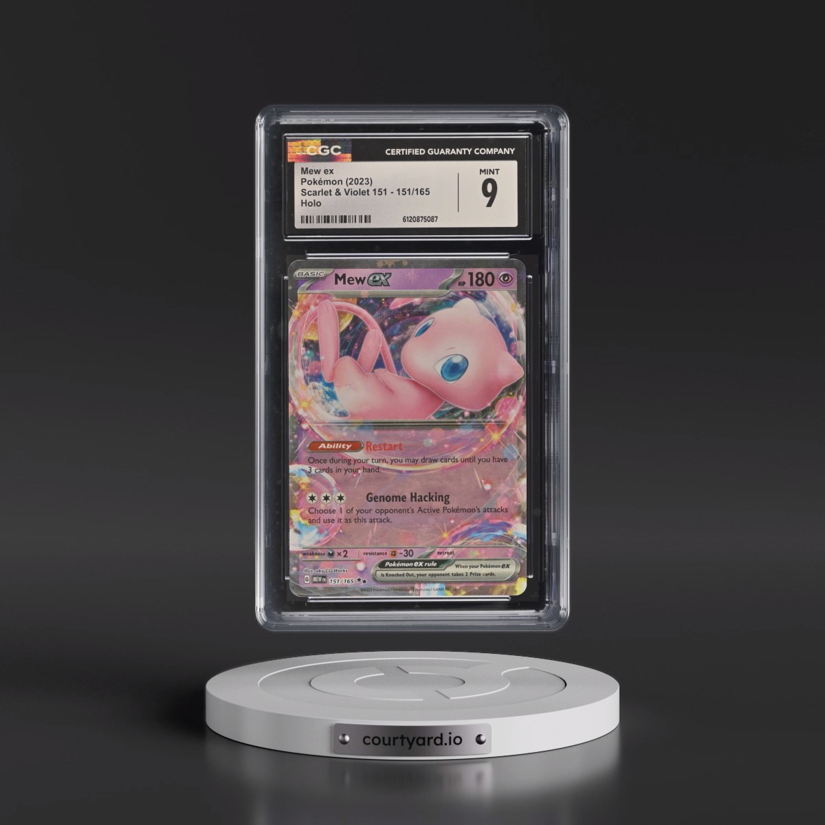 2023 Scarlet & Violet 151 - MEW EN #151/165 Mew ex - Holo (CGC 9 MINT)