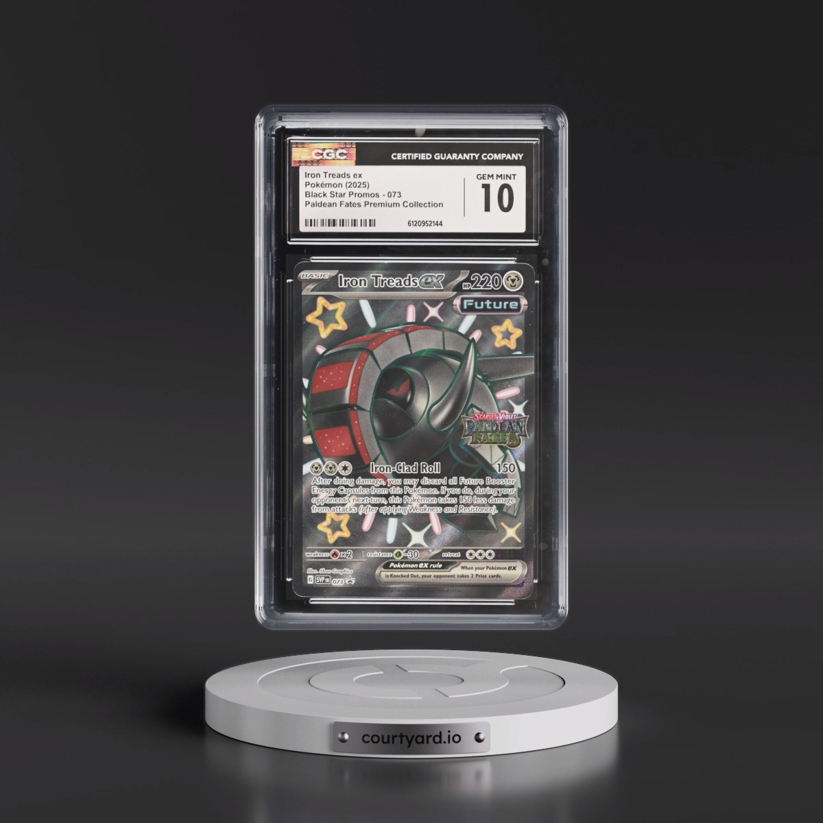 2023 Black Star Promos - Scarlet & Violet SVP EN #073 Iron Treads ex - Paldean Fates Premium Collection (Holo) (CGC 10 GEM MINT)
