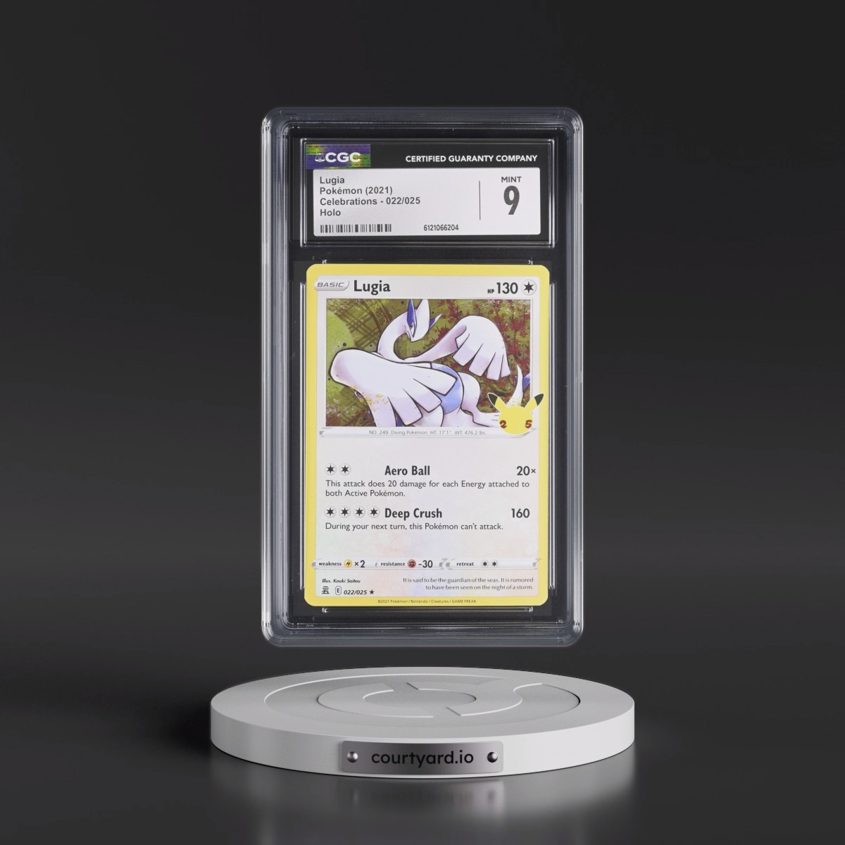 2021 Celebrations #022/025 Lugia - Holo (CGC 9 MINT)