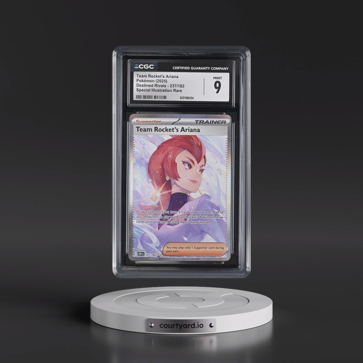 2025 Destined Rivals - DRI EN #237/182 Team Rocket's Ariana - Special Illustration Rare (Holo) (CGC 9 MINT)
