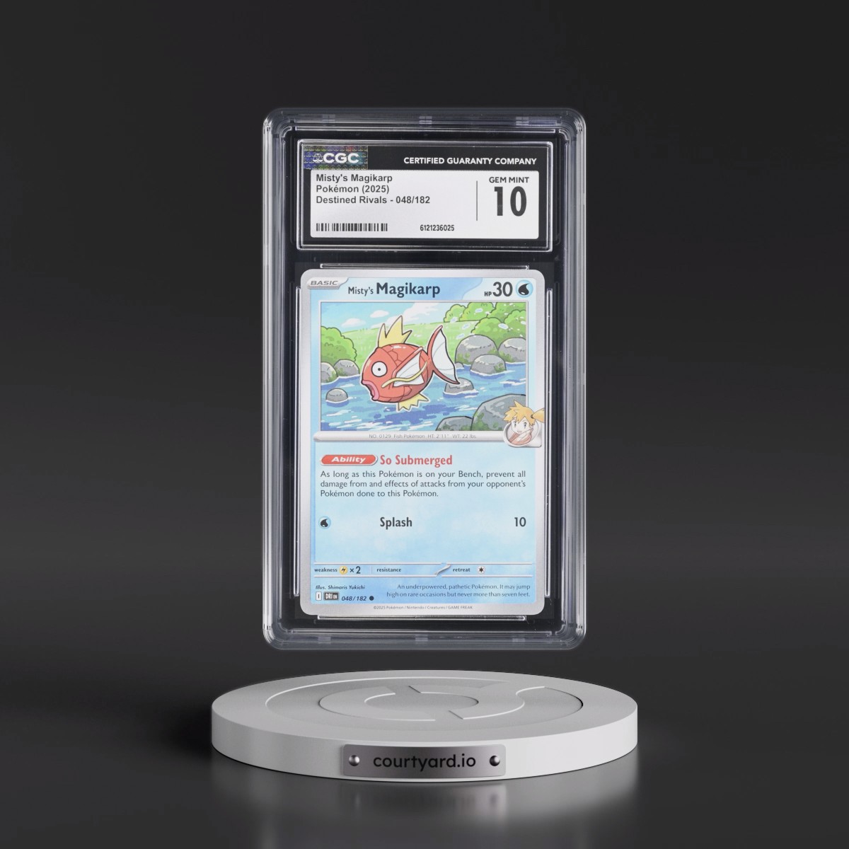 2025 Destined Rivals - DRI EN Misty's Magikarp #048/182 CGC 10