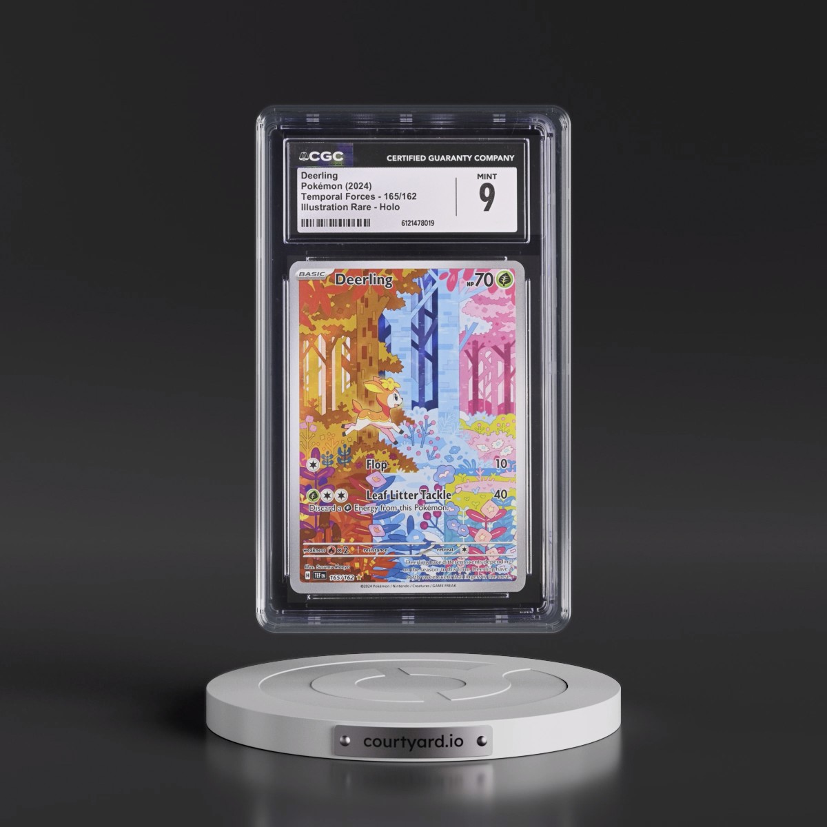 2023 Temporal Forces - TEF EN #165/162 Deerling - Illustration Rare Holo (CGC 9 MINT)