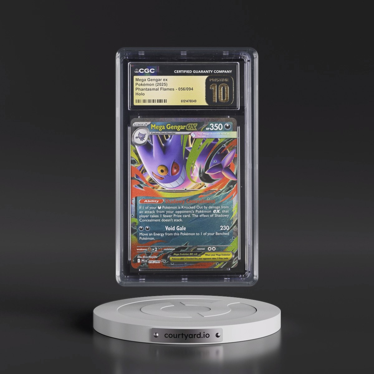 2025 Phantasmal Flames - PFL EN #056/094 Mega Gengar ex - Holo (CGC 10 PRISTINE)