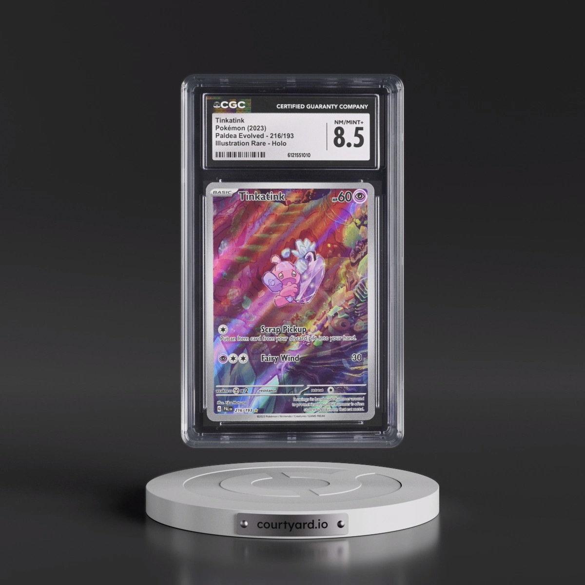 2023 Paldea Evolved - PAL EN #216/193 Tinkatink - Illustration Rare Holo (CGC 8.5 NM-MT+)