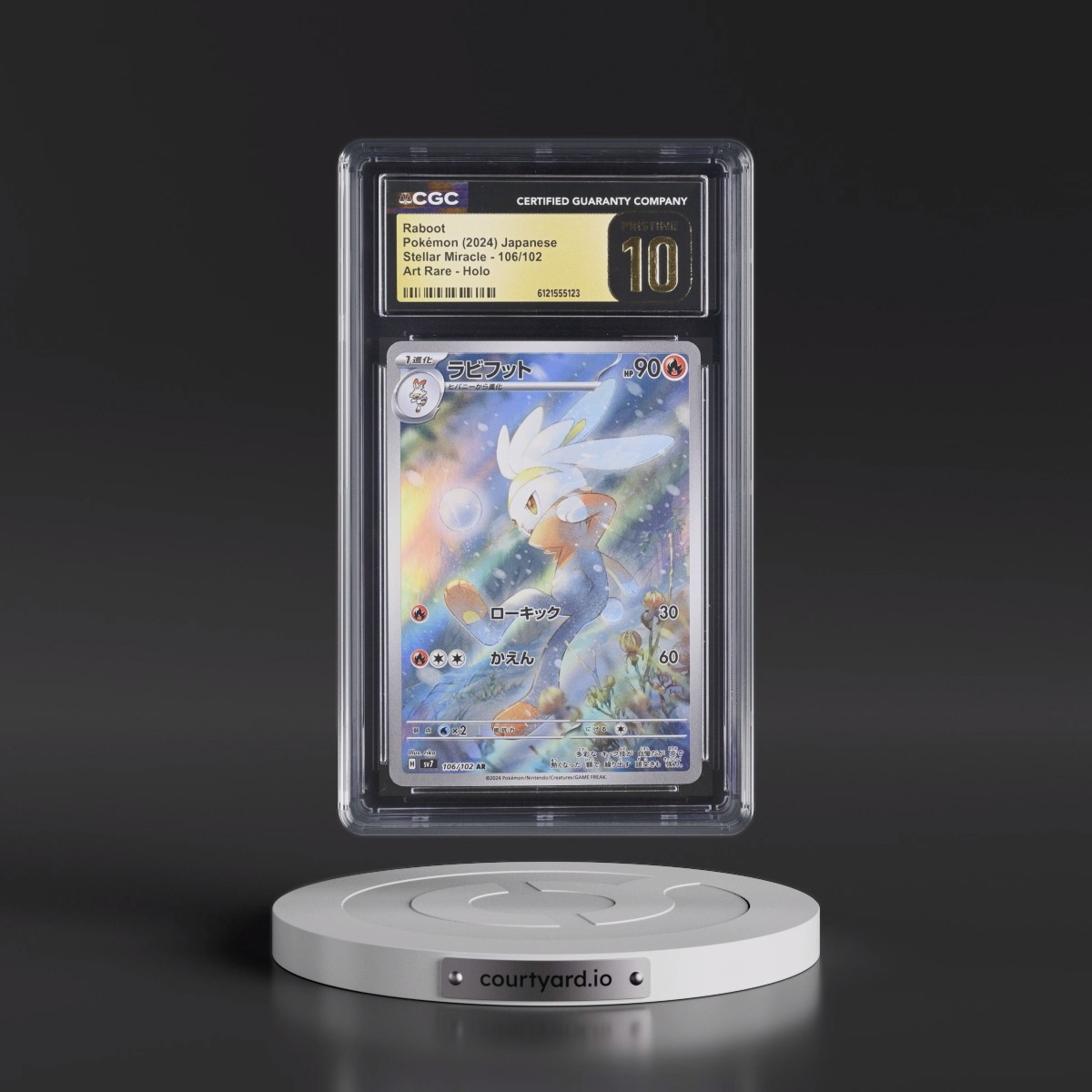 2024 Stellar Miracle #106/102 Raboot - Art Rare Holo (CGC 10 PRISTINE)