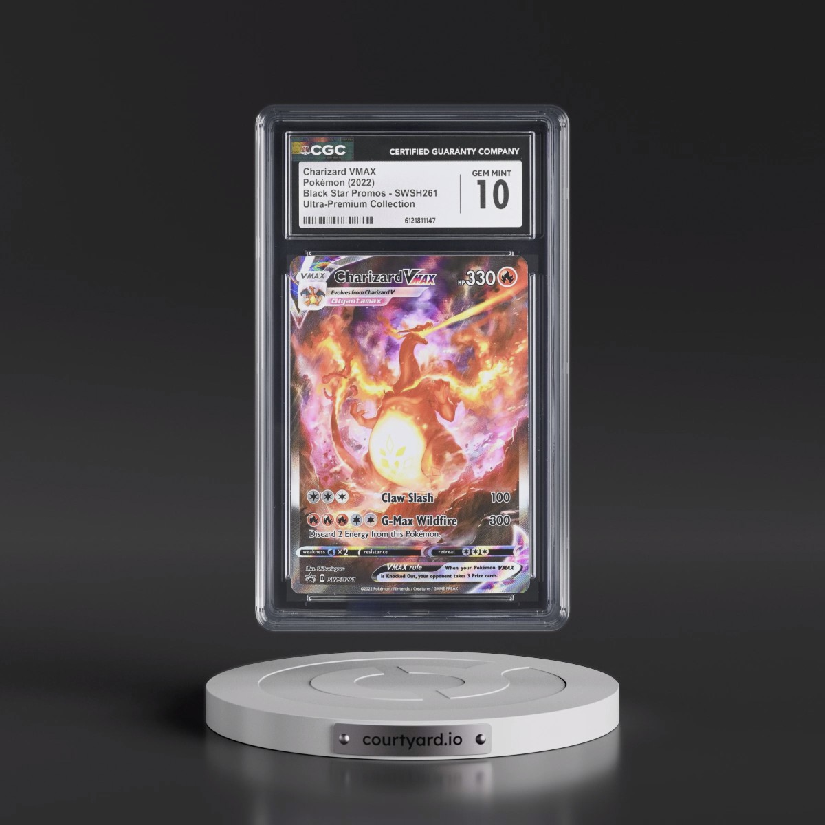 2017 Black Star Promos - Sword & Shield #SWSH261 Charizard VMAX - Ultra-Premium Collection (Holo) (CGC 10 GEM MINT)